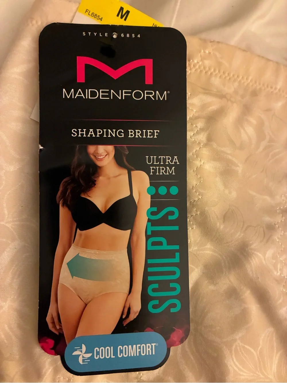Maidenform Shapewear - High-Waist Ultra Firm Shaping Brief in Light Beige NWT